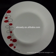 placa de cena de cerámica de forma única